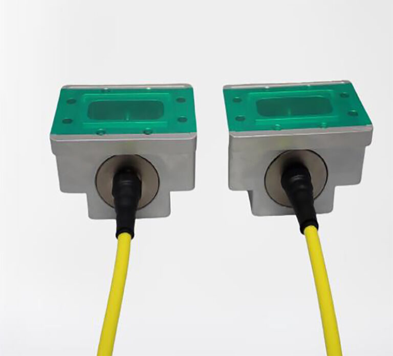 SemiFlexible RF Coaxial Cable with Waveguide Adaptor Transitions